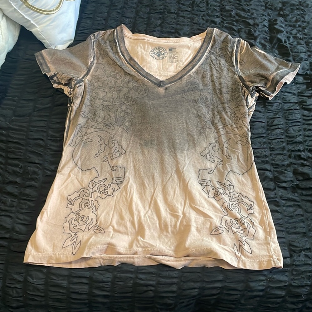 Affliction Madrigal Brown T-Shirt